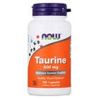 NOW Taurine 500 mg (100 капс)