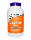 NOW L-lysine 500 mg (250 капс)