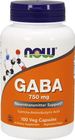 NOW GABA 750 mg (100 капс)
